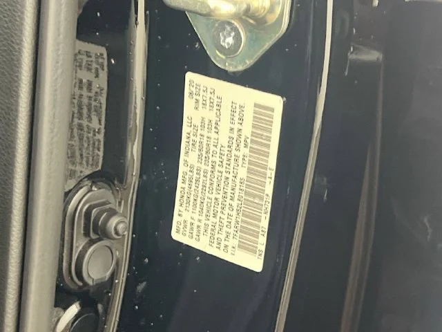 Used 2020 Crystal Black Pearl Honda EX image 10