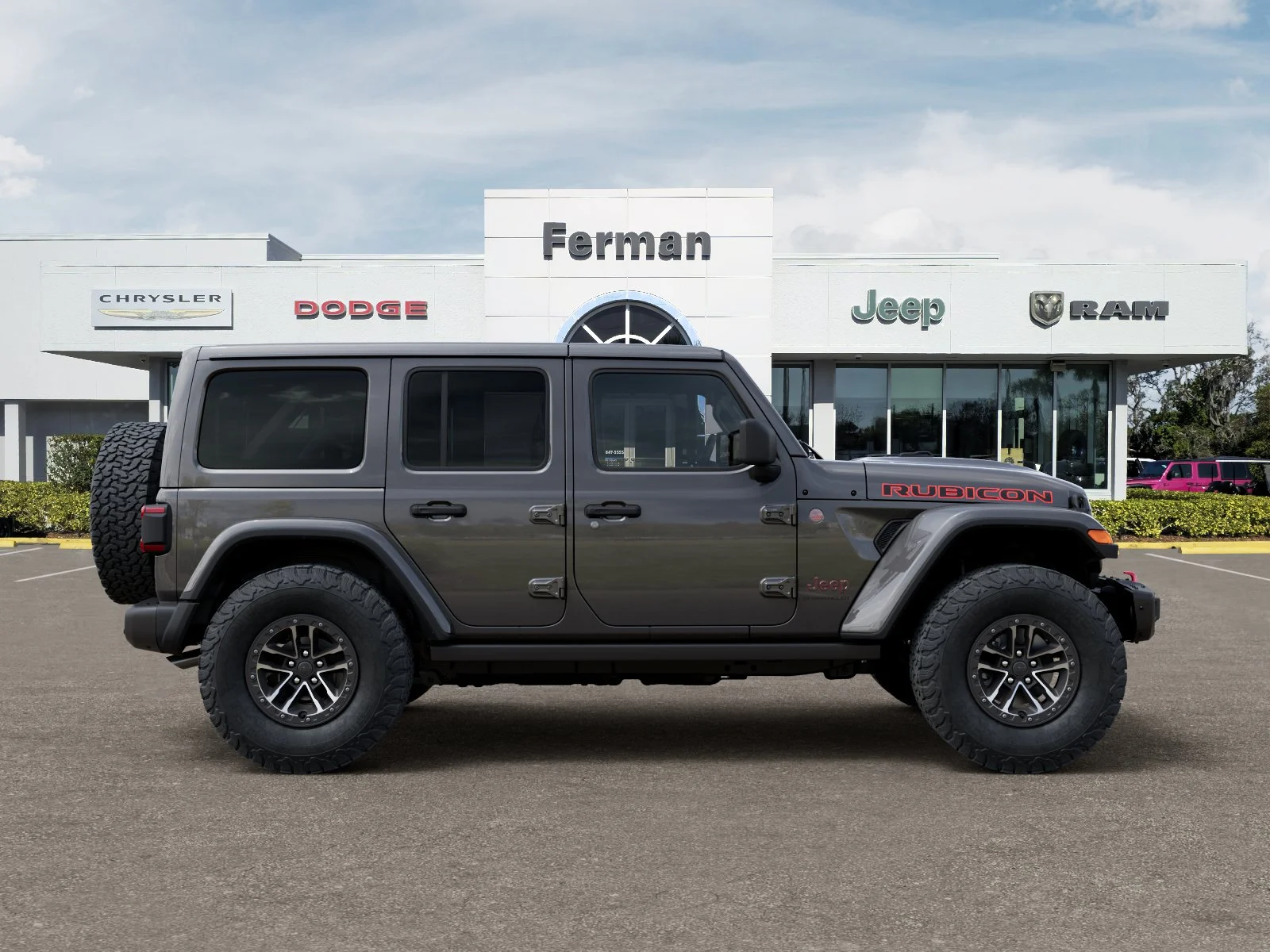 New 2026 Granite Crystal Metallic Clear-Coat Exterior Paint Jeep Rubicon X image 21