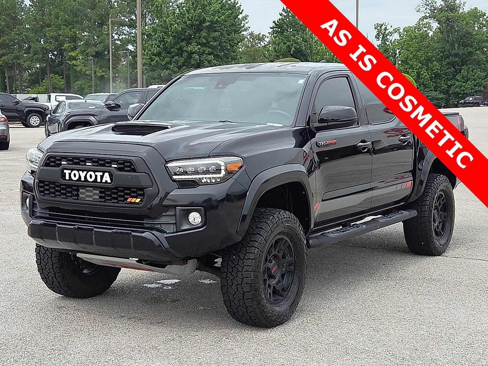 Used 2019 Midnight Black Metallic Toyota TRD Sport image 2