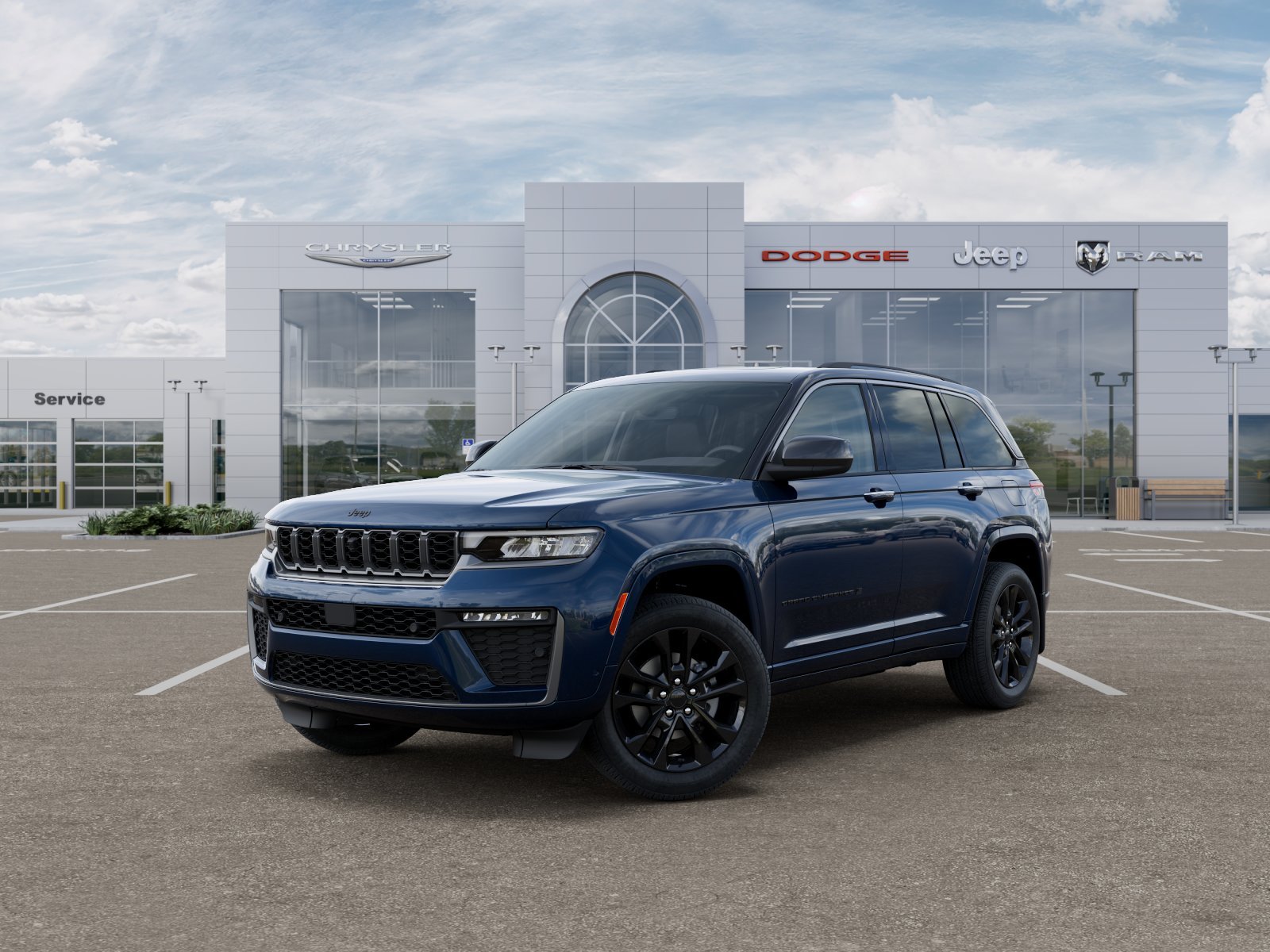 New 2026 Fathom Blue Pearl-Coat Exterior Paint Jeep Limited Reserve image 27