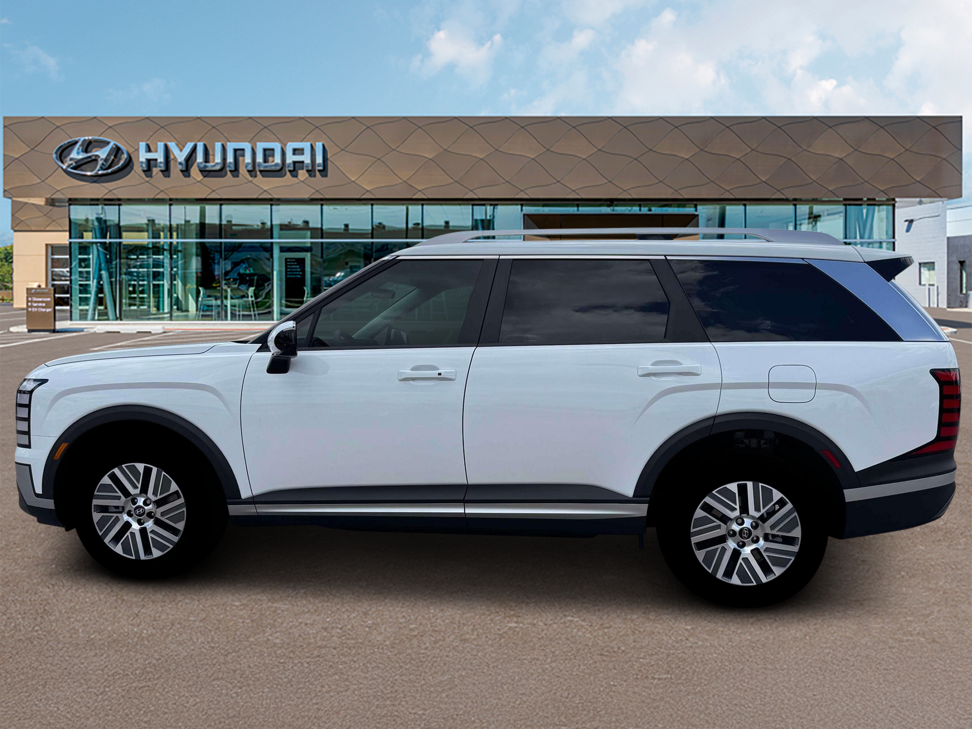New 2026 White Hyundai Blue SEL 7P image 3
