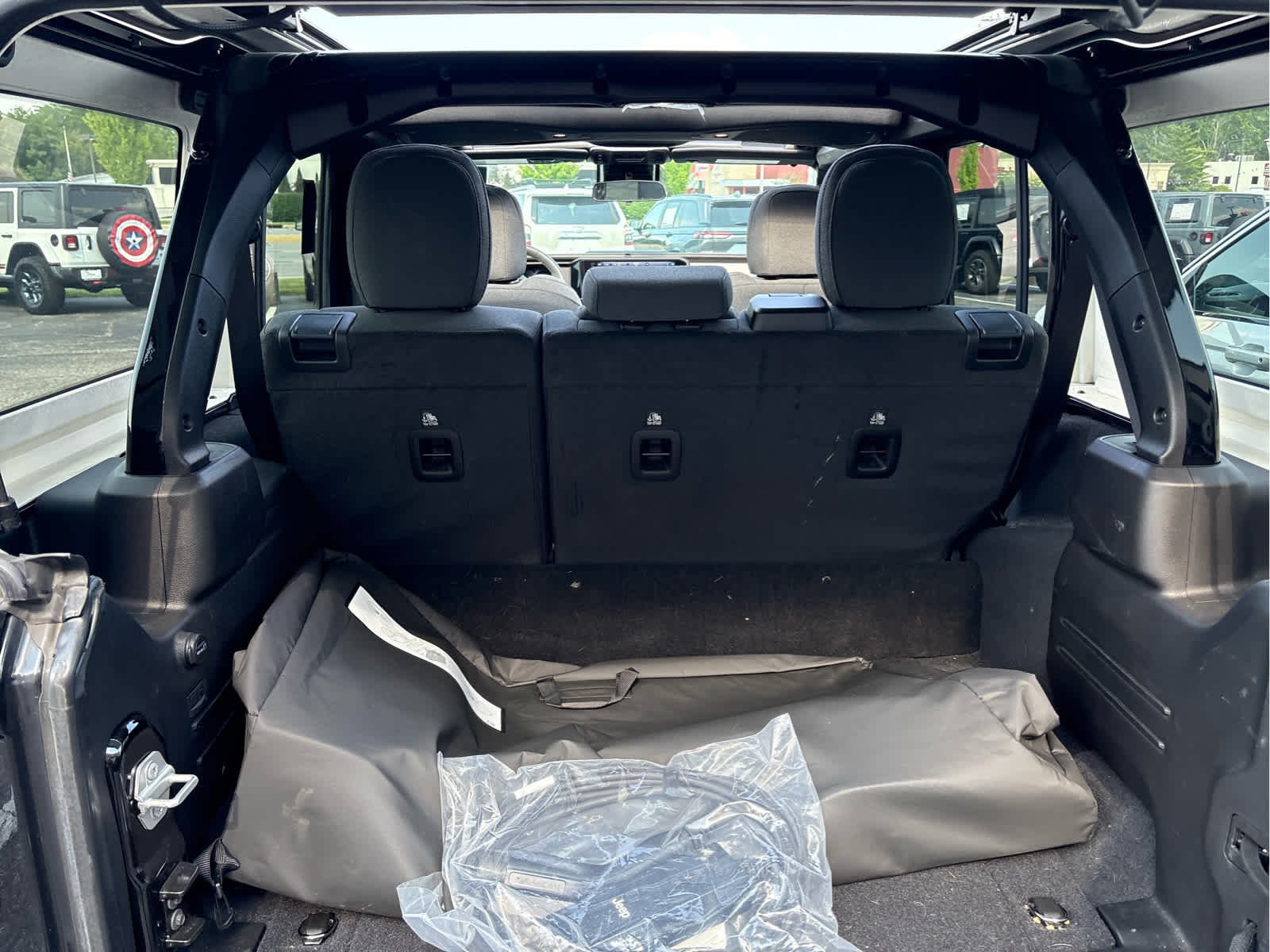Used 2024 Black Clearcoat Jeep Willys image 7