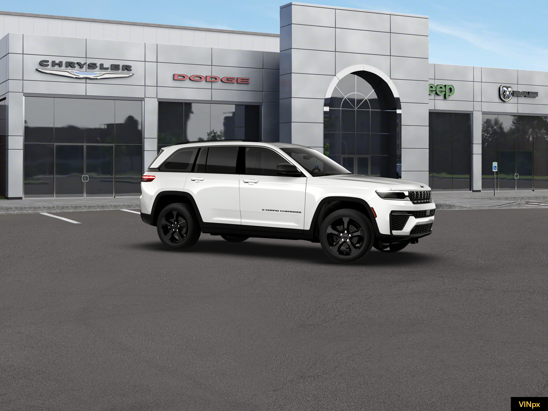 New 2026 Bright White Clear-Coat Exterior Paint Jeep Limited image 36