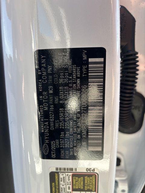 New 2026 Creamy White Pearl Hyundai SEL AWD image 16