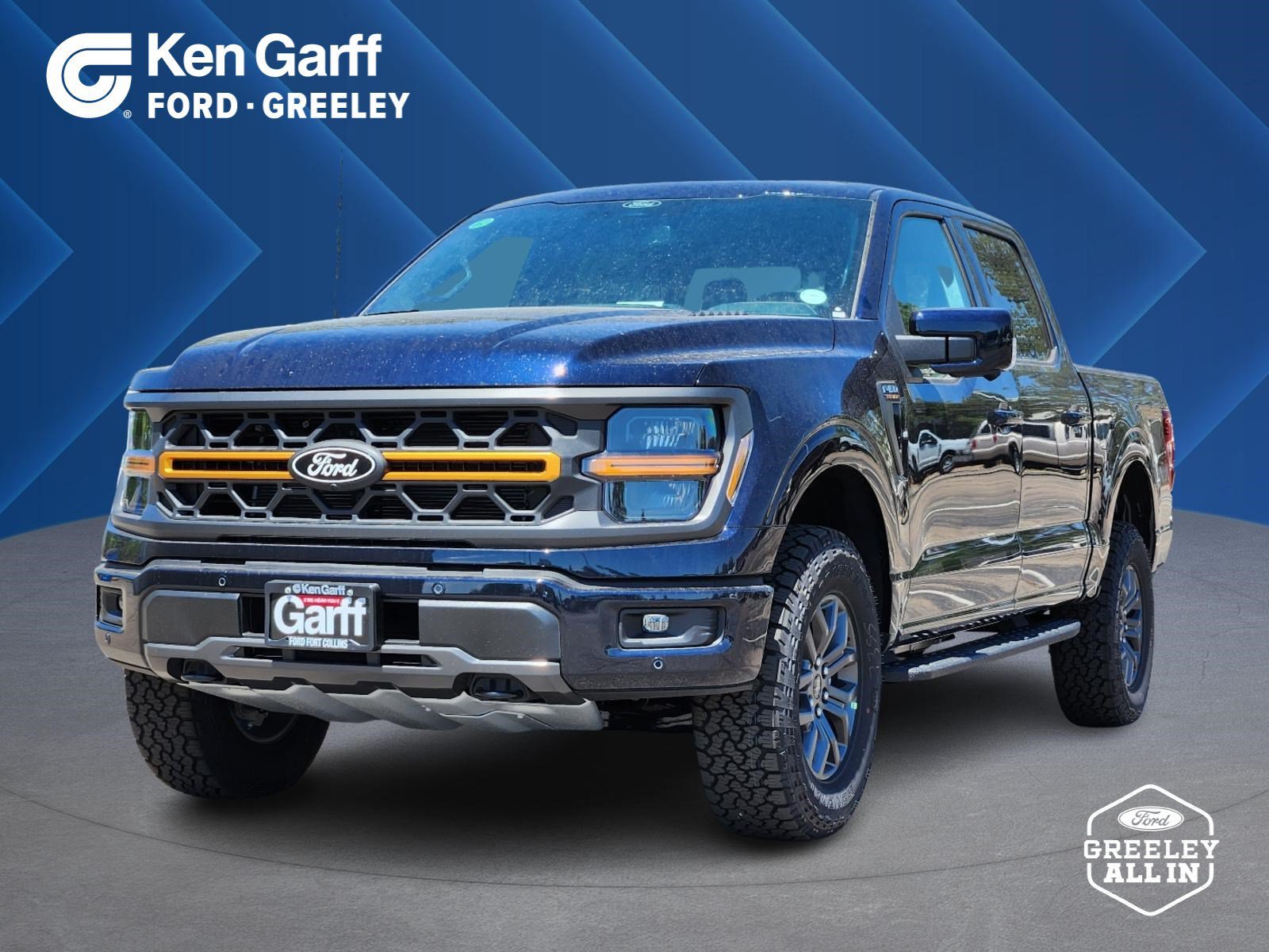 New 2026 Antimatter Blue Metallic Ford Tremor image 1