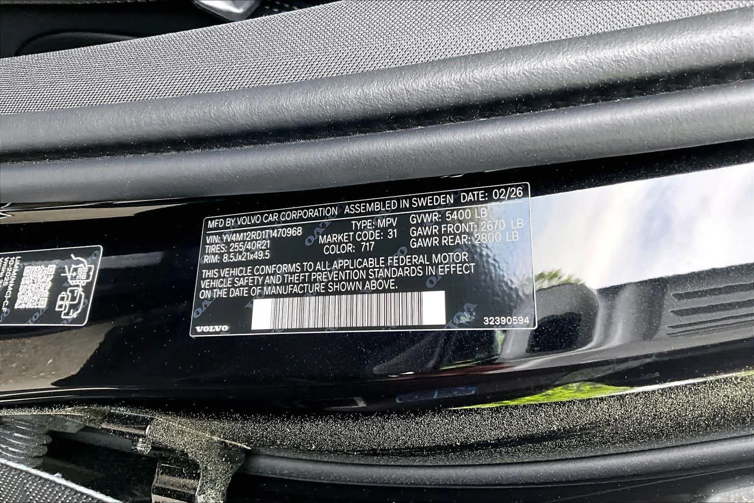 New 2026 ONYX BLACK Volvo Ultra Black Edition image 12