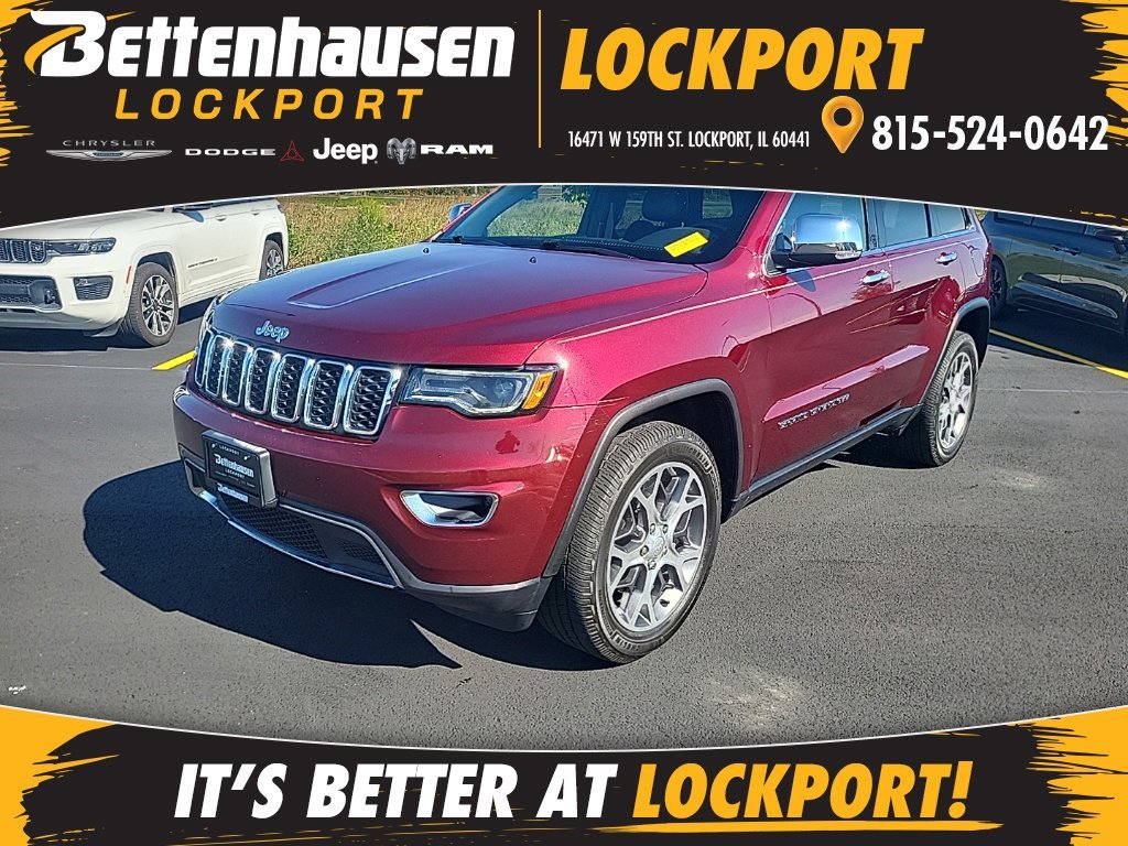Certified Used 2021 Red Jeep Limited image 1