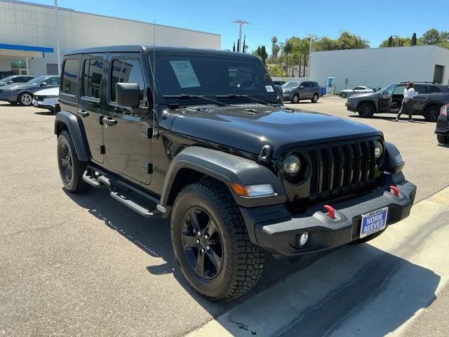 Used 2021 Black Clearcoat Jeep Unlimited Sport Altitude image 7