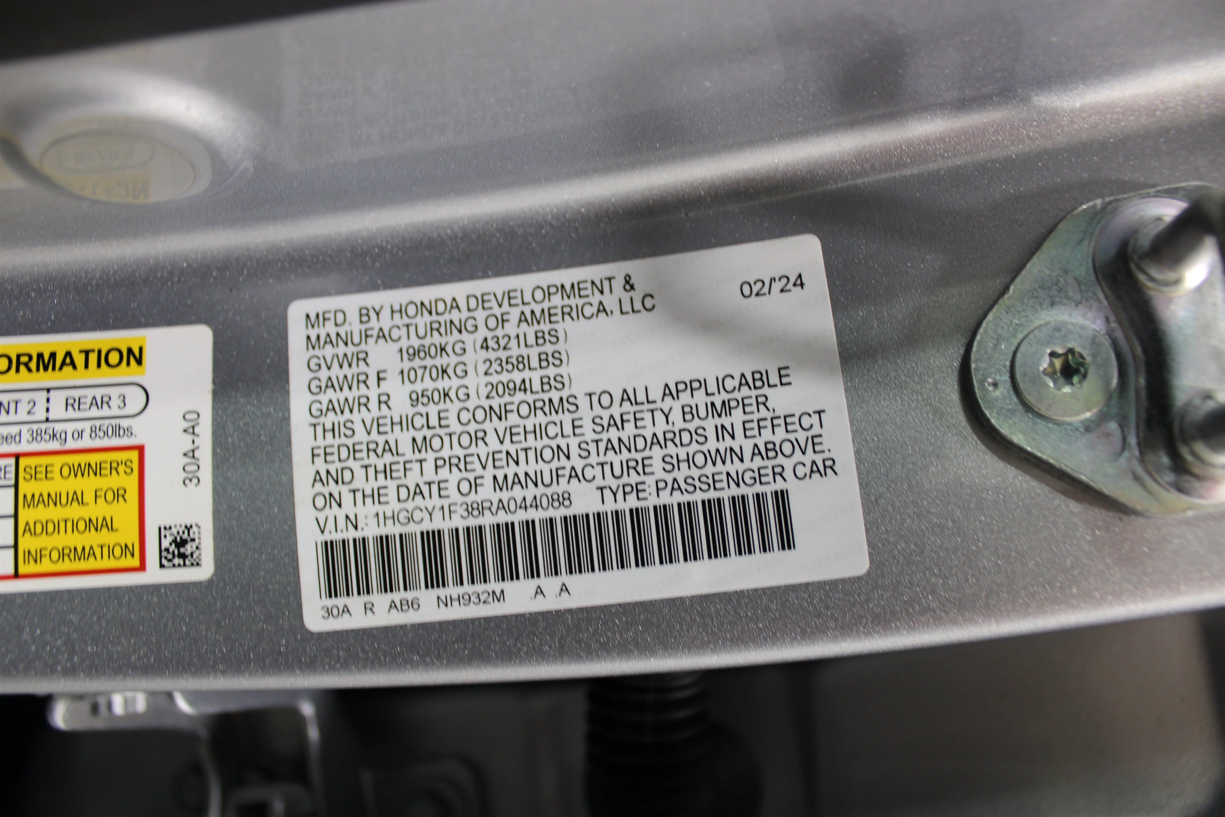 2024 Honda Accord EX - Photo 35