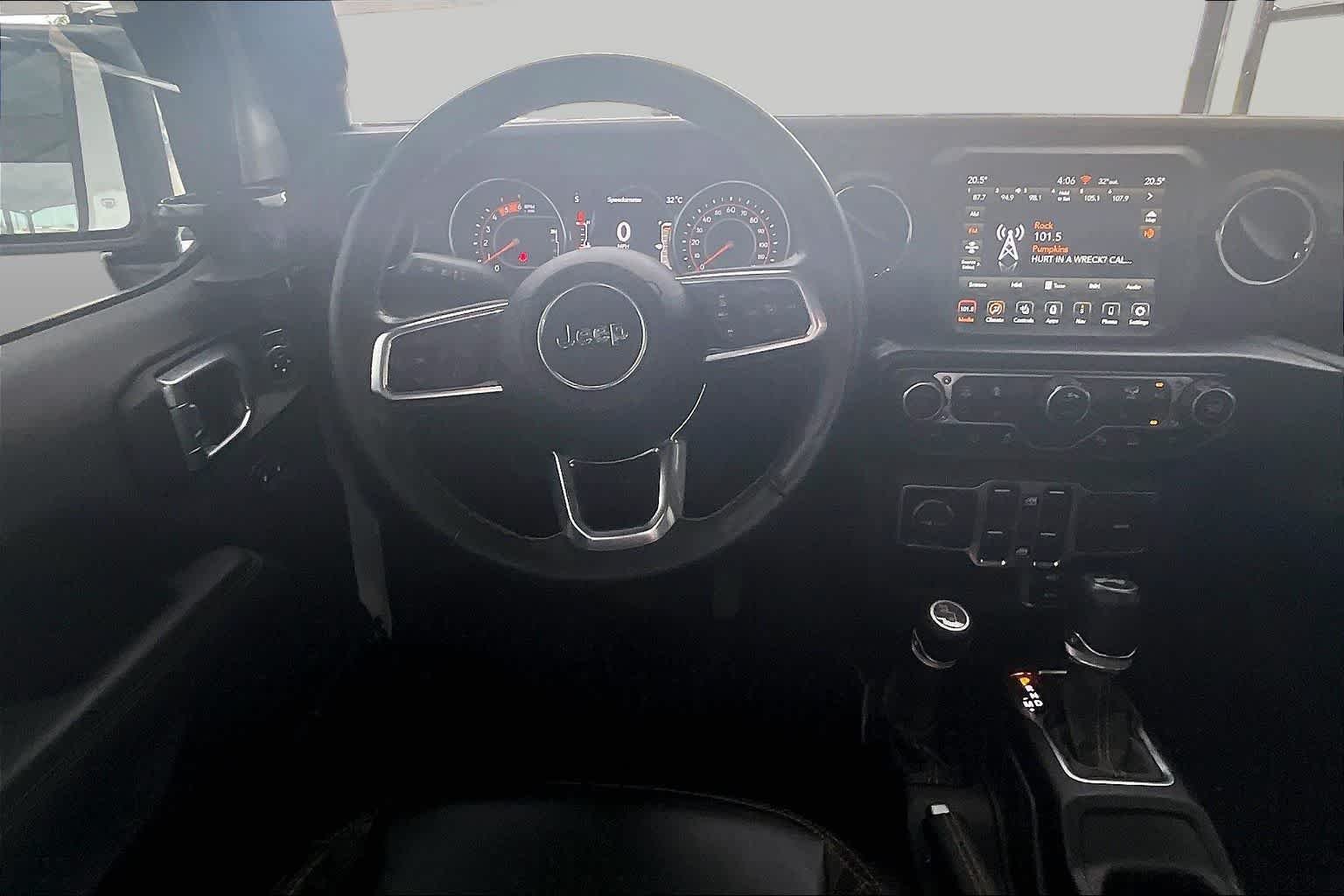 Used 2021 Bright White Clearcoat Jeep Unlimited Sahara High Altitude image 6