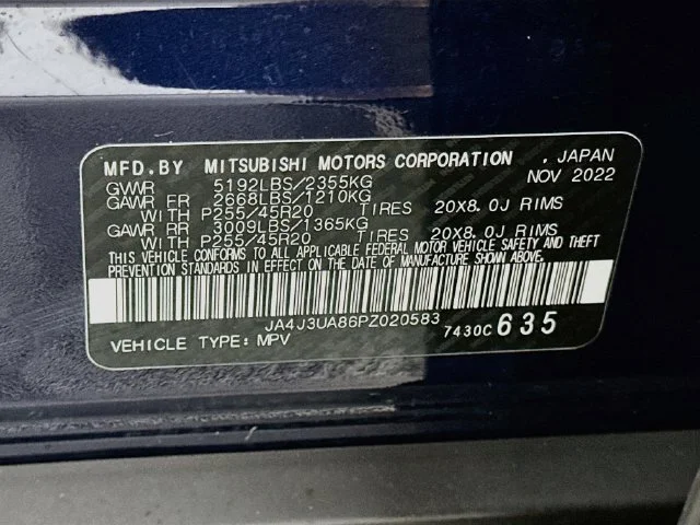 Certified Used 2023 Blue Mitsubishi SE image 26