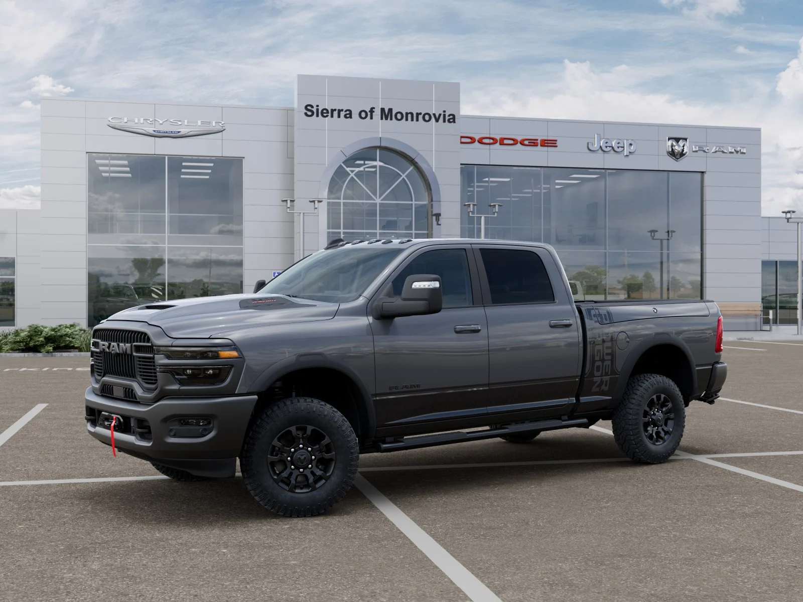 New 2026 Ceramic Gray Clear-Coat Exterior Paint RAM Power Wagon image 28