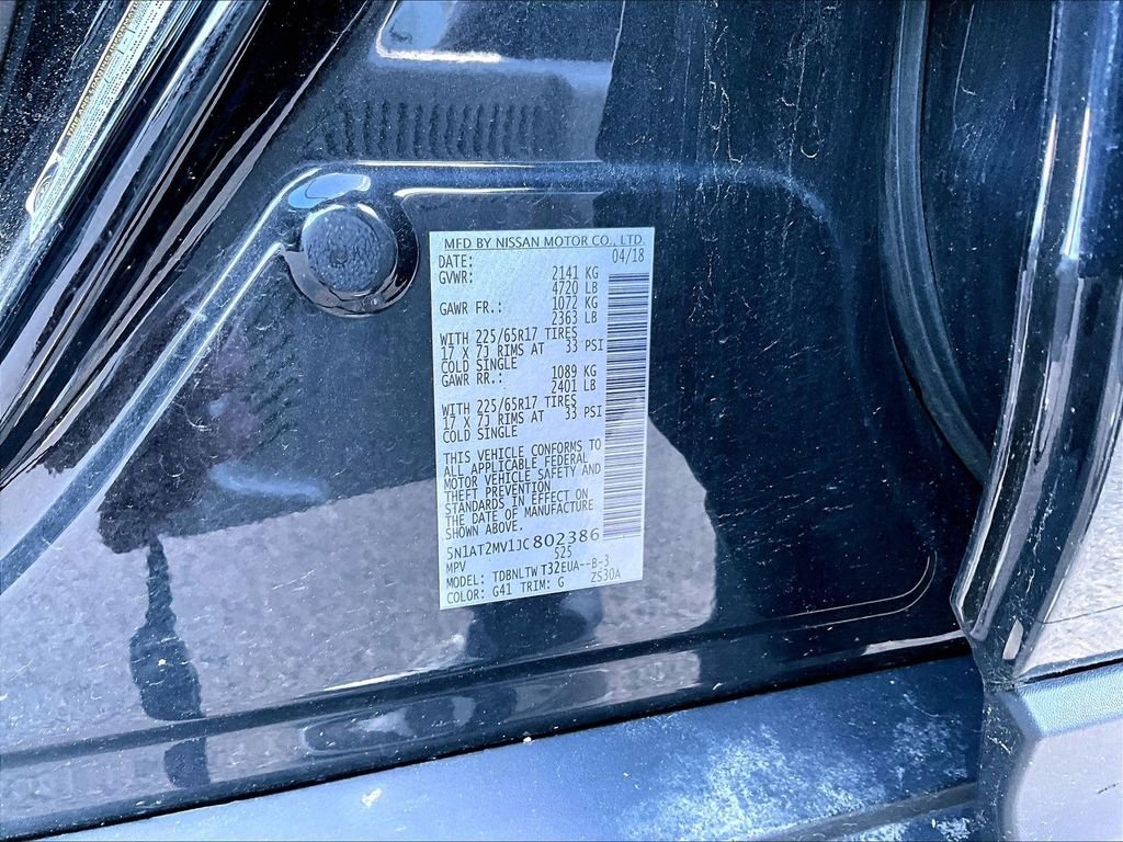 Used 2018 Magnetic Black Nissan SV image 6