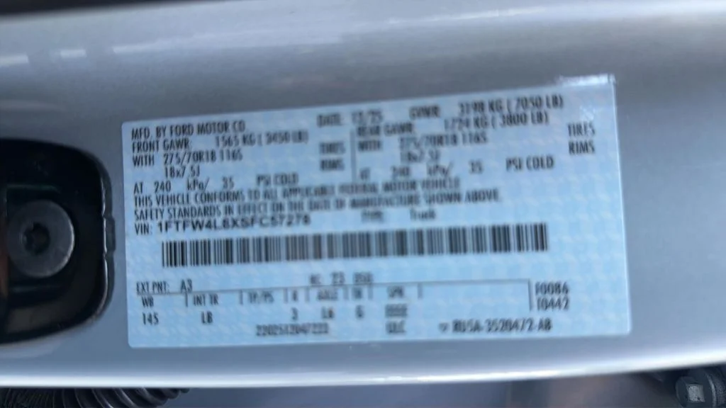 Used 2025 White Ford Tremor image 12
