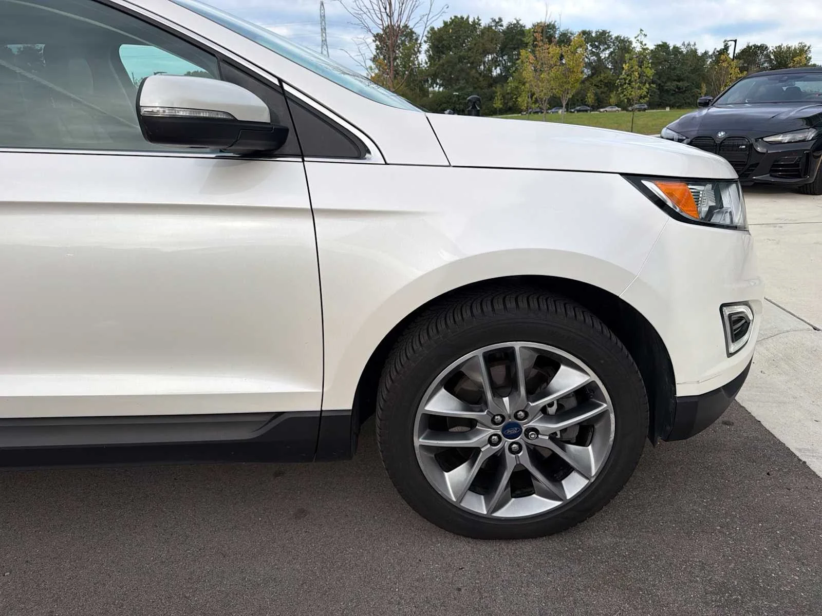 Used 2015 White Platinum Metallic Tri-Coat Ford Titanium image 11