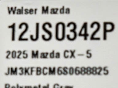 Used 2025 Polymetal Gray Metallic Mazda 2.5 S Carbon Edition image 31