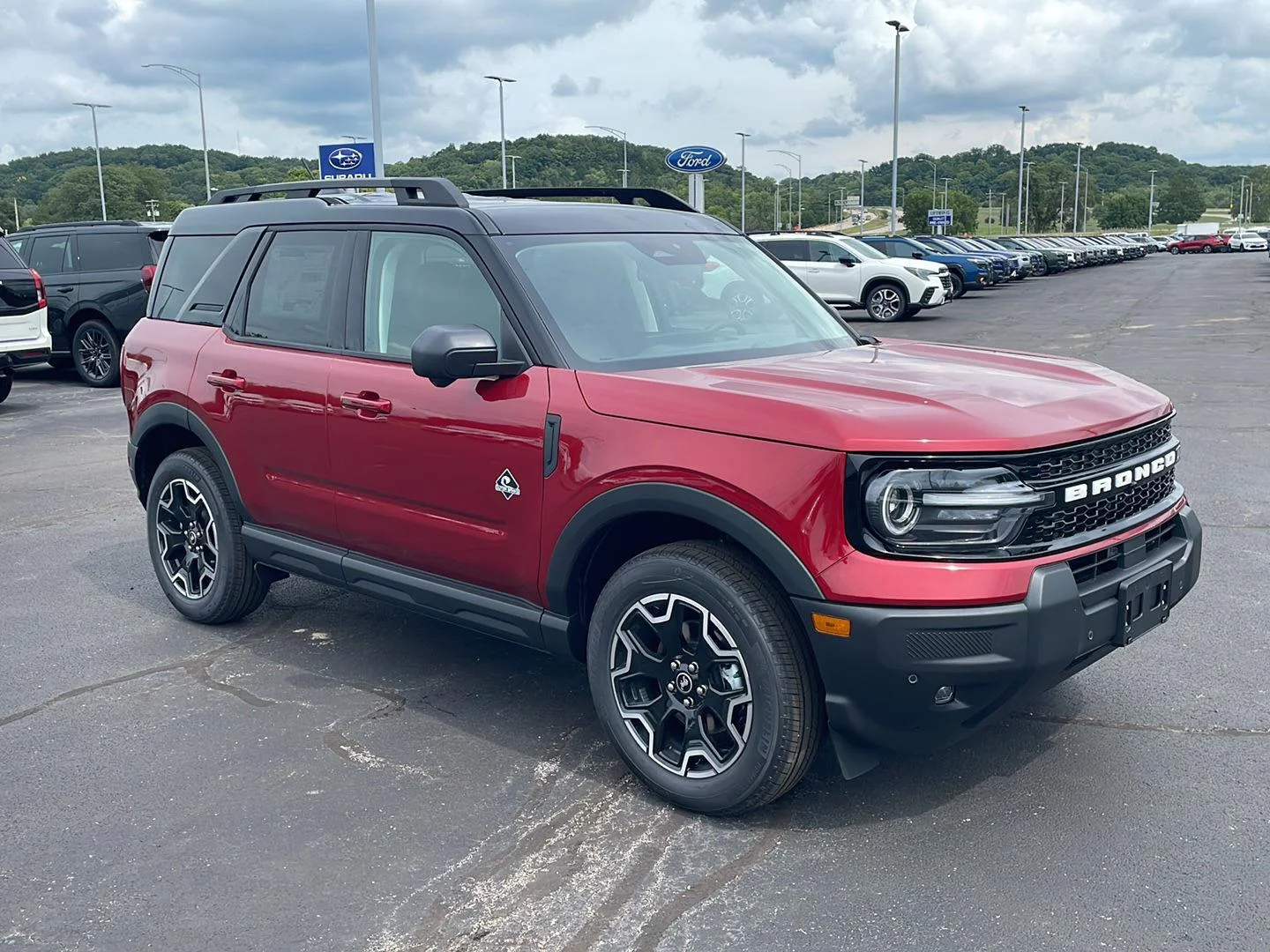New 2026 Ruby Red Metallic Tinted Clearcoat Ford Outer Banks image 7