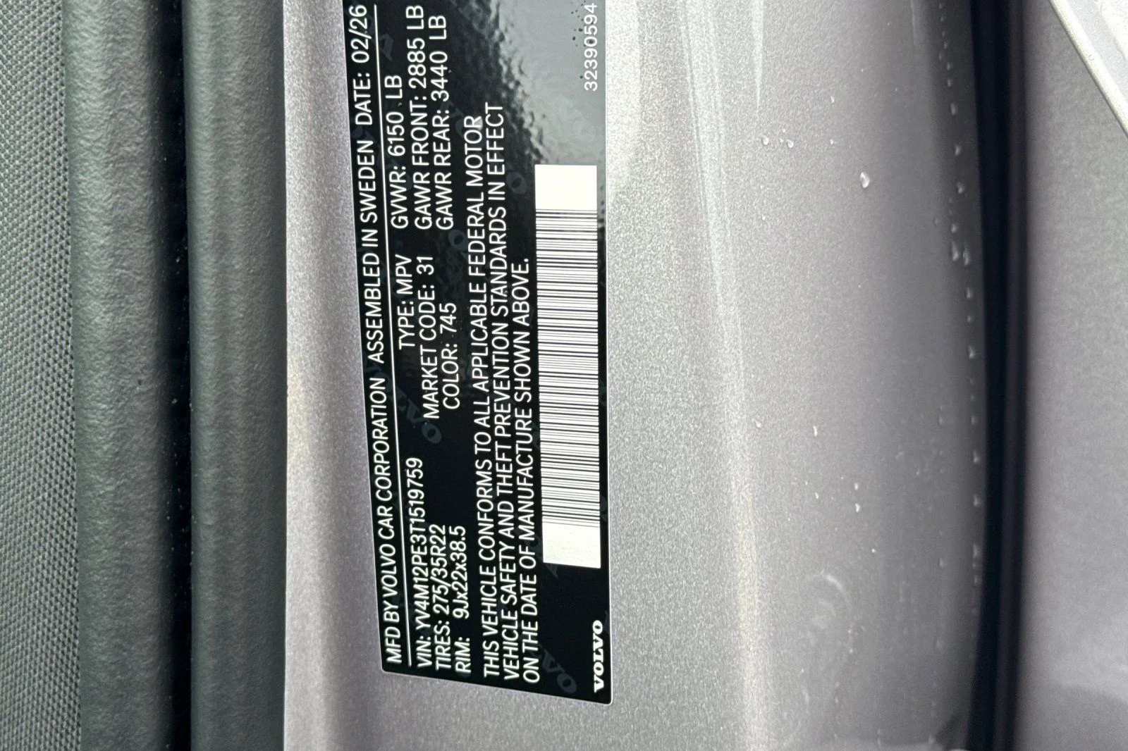 New 2026 Aurora Silver Volvo Plus image 27