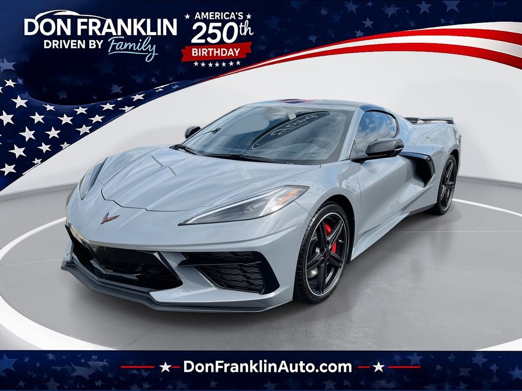 Used 2024 Gray Chevrolet Stingray image 1