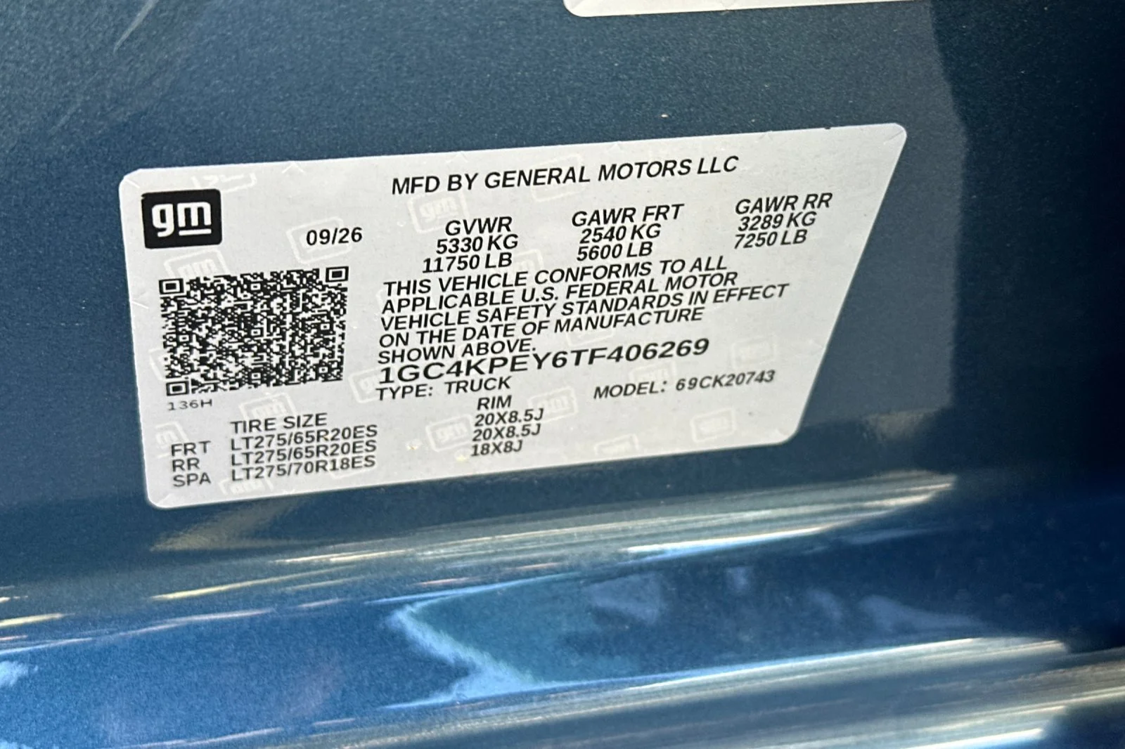New 2026 Lakeshore Blue Metallic Chevrolet LTZ image 28