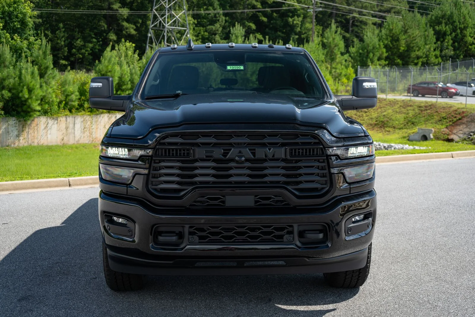New 2026 Diamond Black Crystal Pearl-Coat Exterior Paint RAM Big Horn image 2