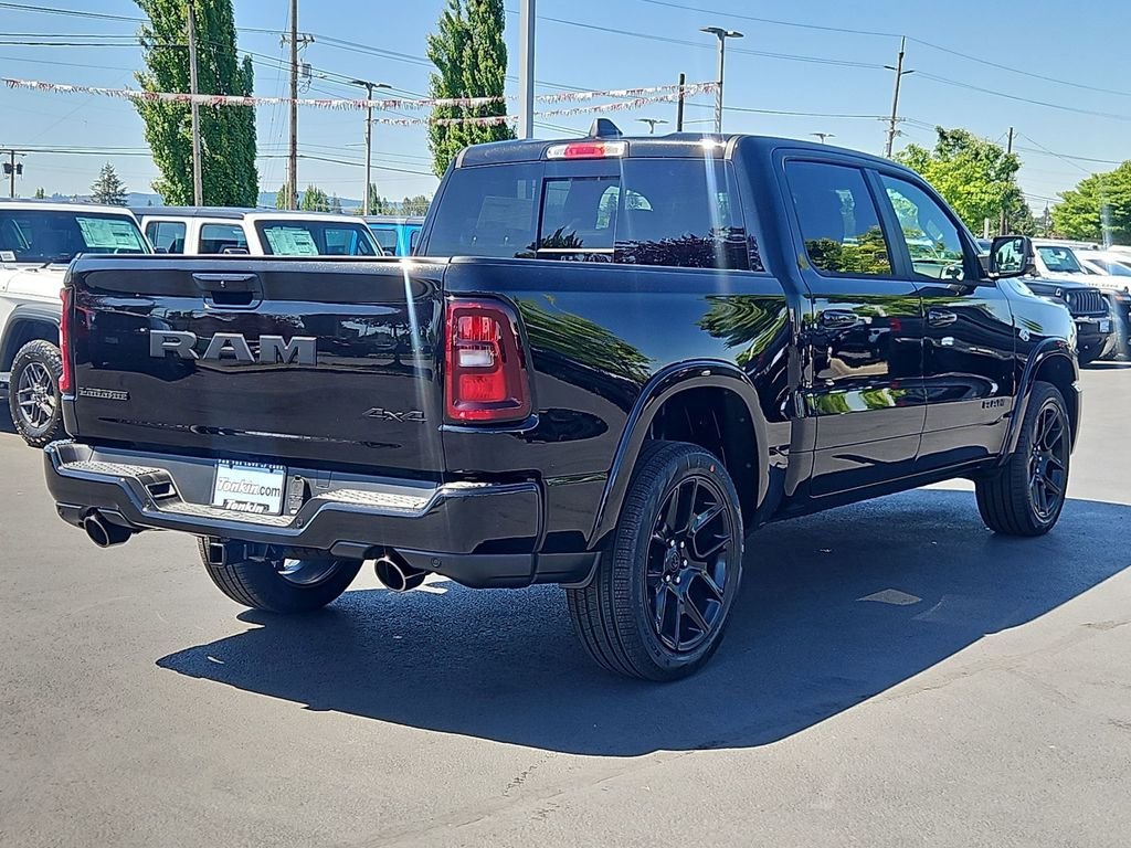 New 2026 Diamond Black Crystal Pearl-Coat Exterior Paint RAM Laramie image 6