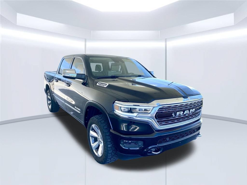 Used 2019 Diamond Black Crystal Pearlcoat Ram Limited image 3