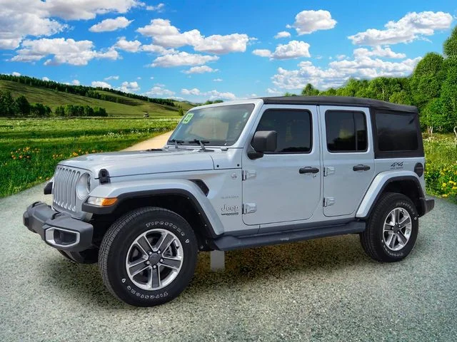 Used 2022 Silver Jeep Unlimited Sahara image 2