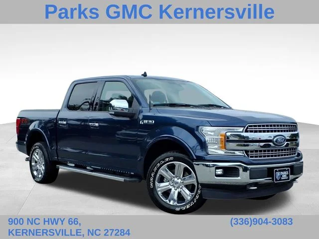 Used 2019 Blue Ford Lariat image 1