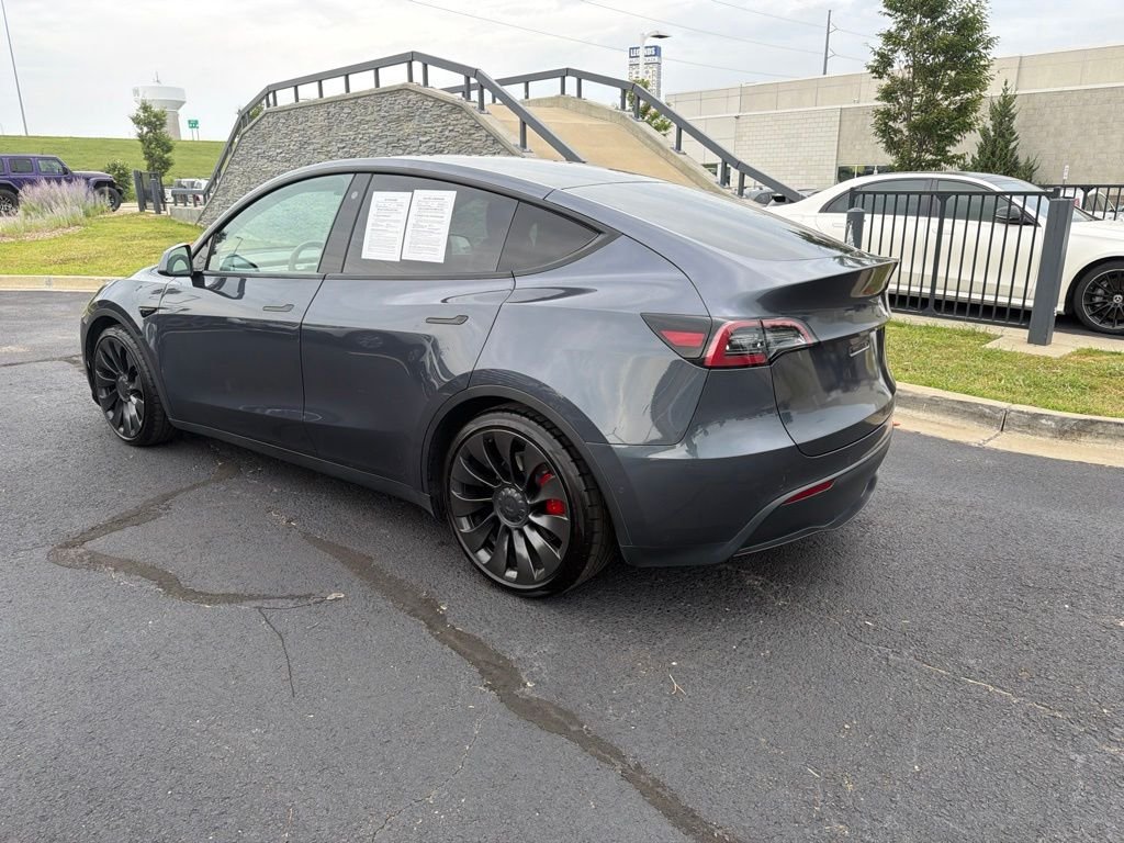 Used 2022 Gray Tesla Performance image 5
