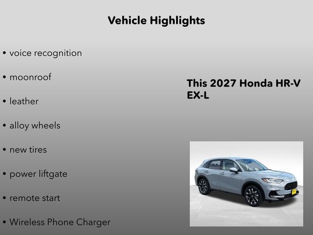 New 2027 Urban Gray Pearl Honda EX-L image 15