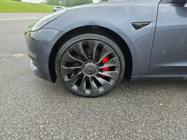 Used 2023 Gray Tesla Performance image 25