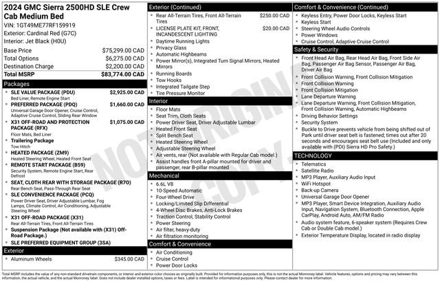 Used 2024 Red GMC SLE image 22