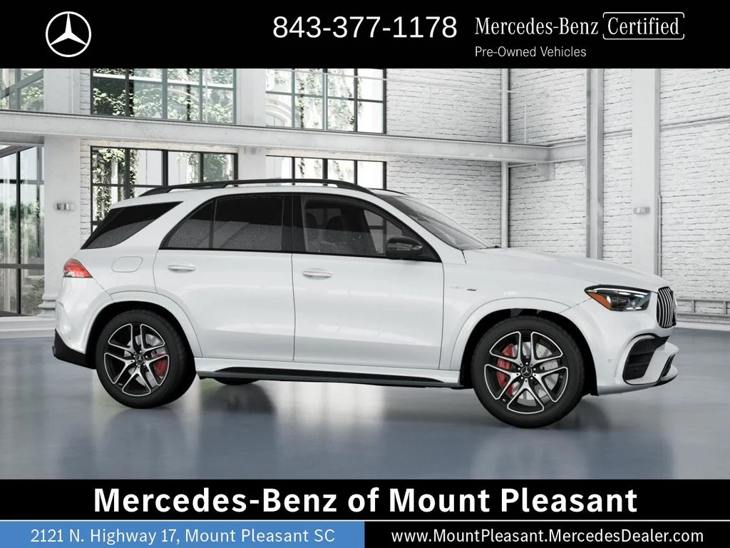 Certified Used 2025 MANUFAKTUR Moonlight White Metallic Mercedes-AMG GLE 63 S AMG® image 14