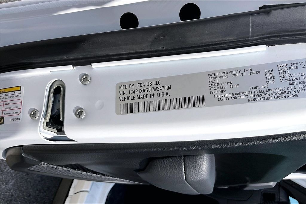 New 2026 Jeep Wrangler Sport 2D Sport Utility