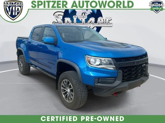 Used 2021 Blue Chevrolet ZR2 image 1