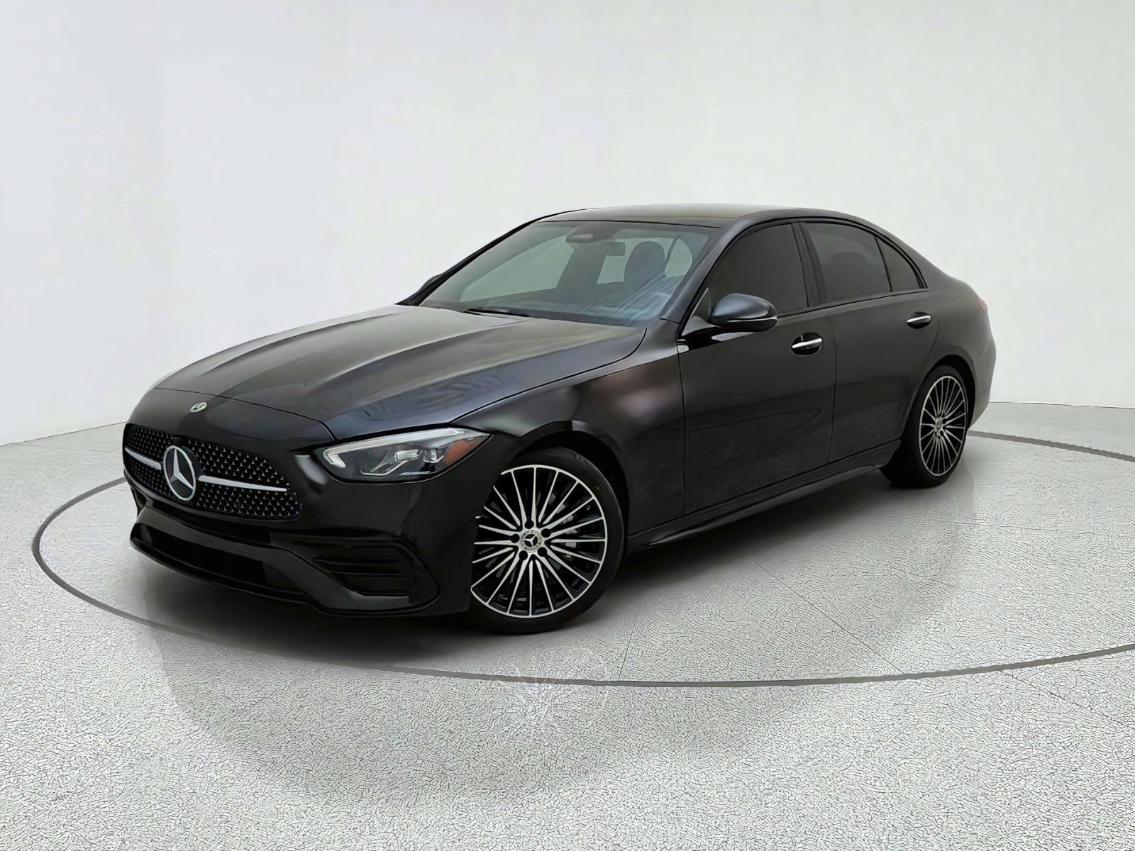 Certified Used 2023 Black Mercedes-Benz C 300 image 1