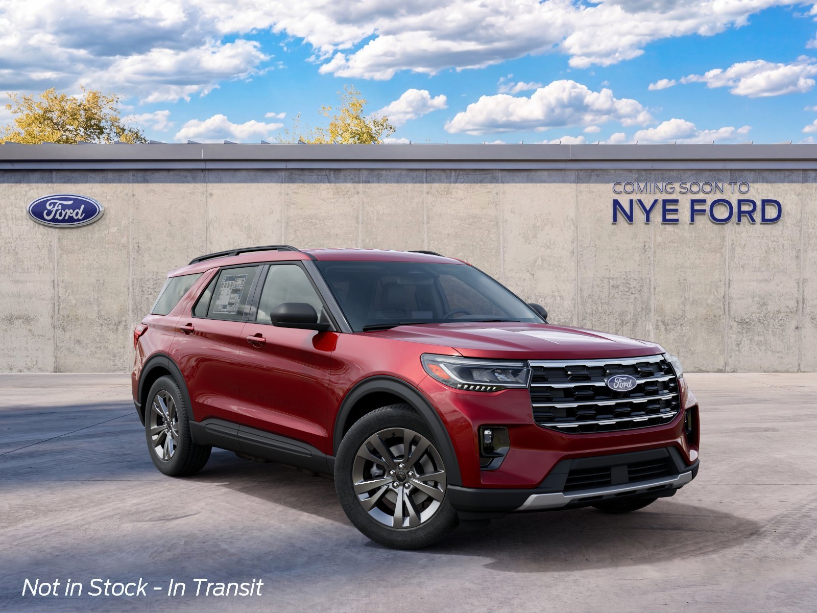 New 2027 Ruby Red Metallic Tinted Clearcoat Ford Active image 3
