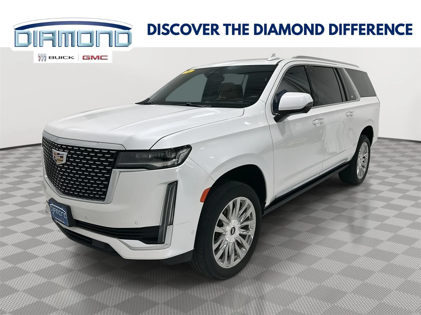 Used 2024 Crystal White Tricoat Cadillac Premium Luxury image 1
