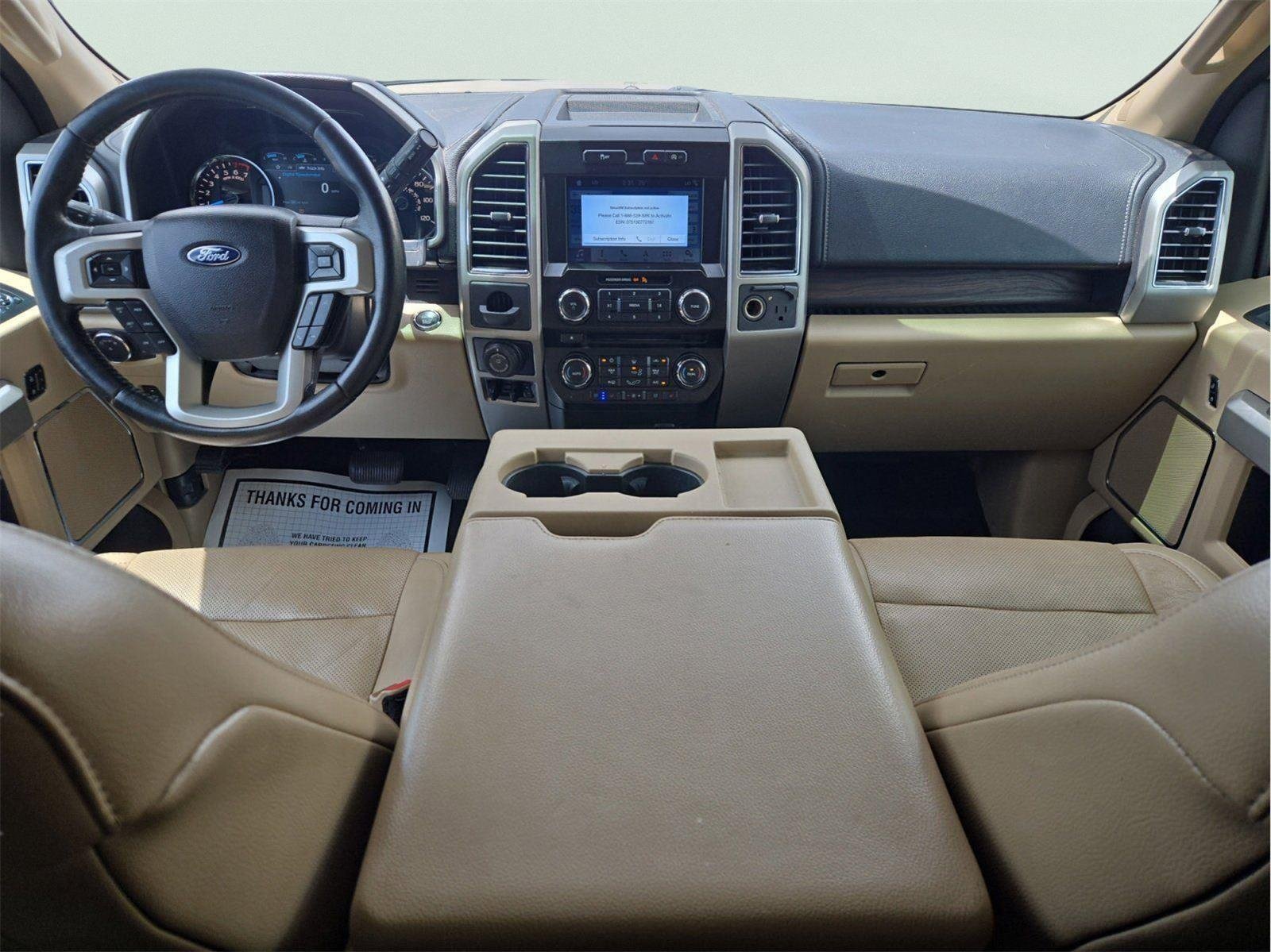 Used 2017 White Platinum Metallic Tri-Coat Ford Lariat image 13