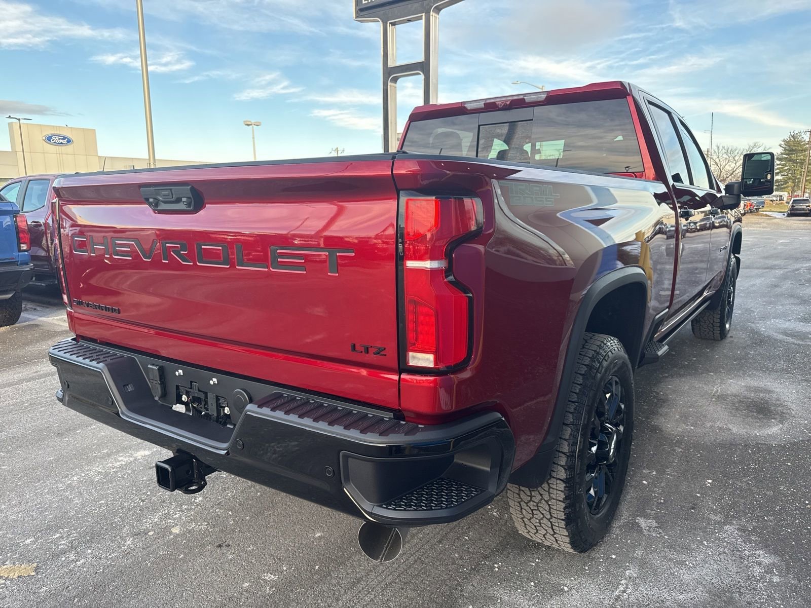 New 2026 Radiant Red Tintcoat Chevrolet LTZ Trail Boss with Plus - Hard Bed Cover - Power Steps - Technology - Convenience II - Sunroof - Z71 - Plow Prep image 7