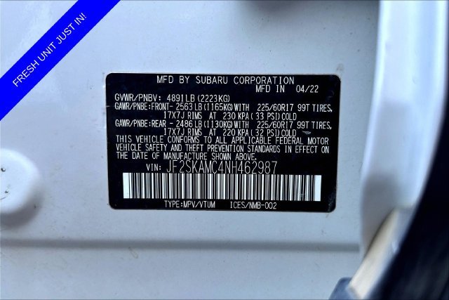 Used 2022 White Subaru Wilderness image 21
