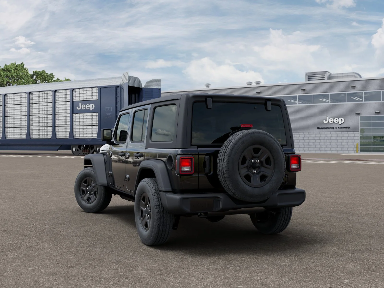 New 2026 Black Clear-Coat Exterior Paint Jeep Sport image 3
