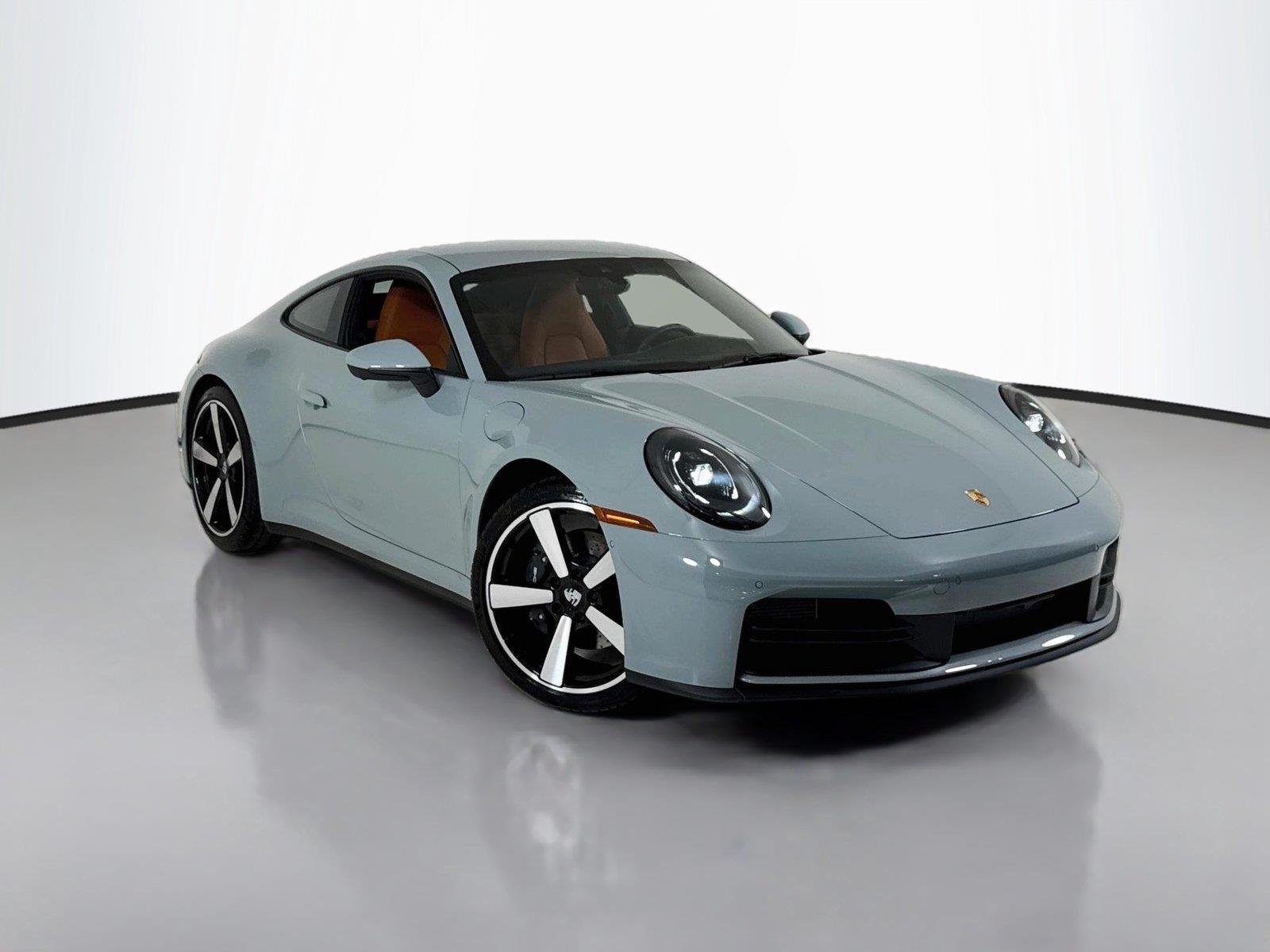 Used 2025 Shade Green Metallic Porsche Carrera | Surround View | Sport Exhaust | BOSE | Classic Wheels image 41