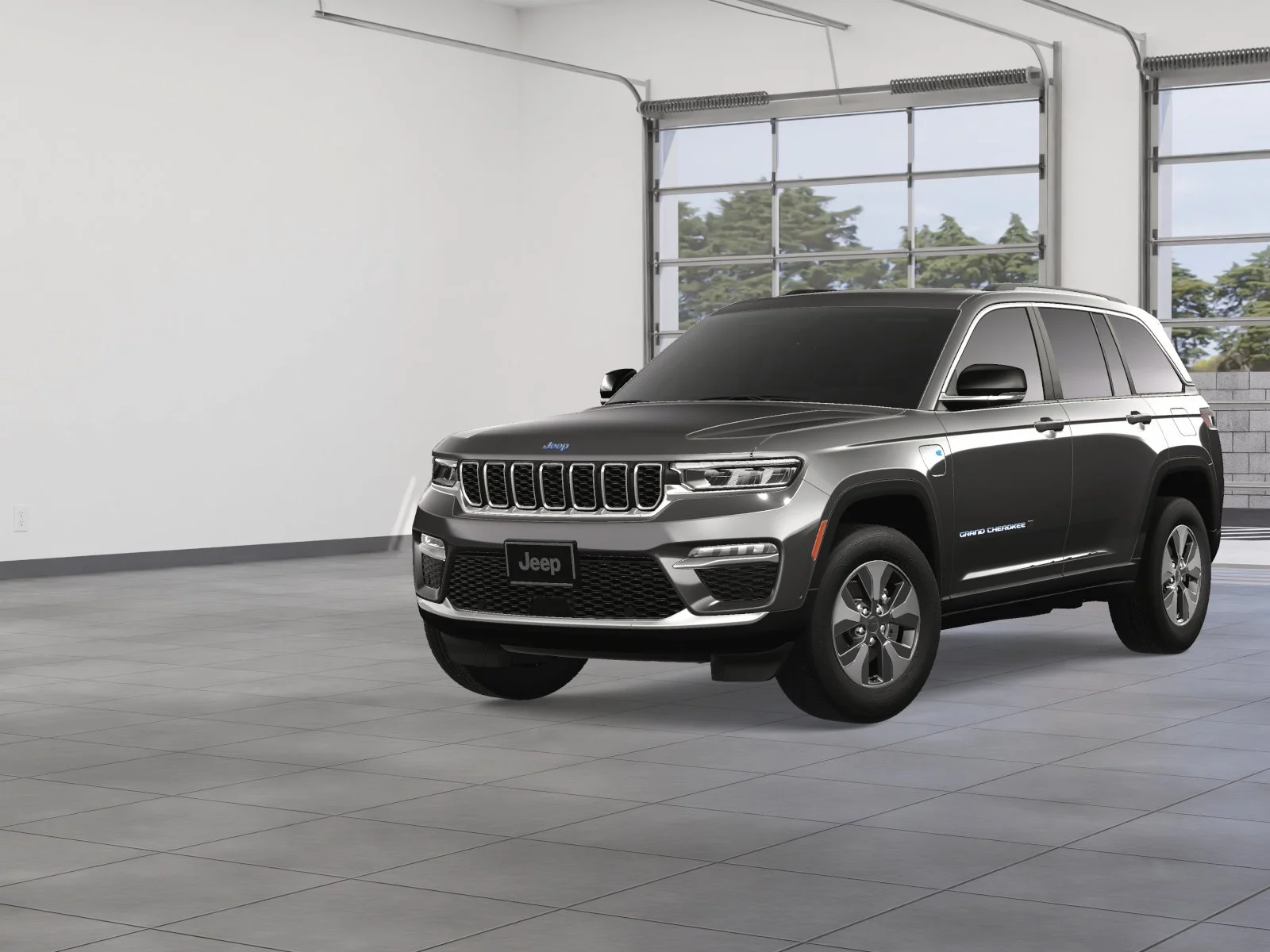 New 2024 Baltic Gray Metallic Clear-Coat Exterior Paint Jeep 4xe image 32