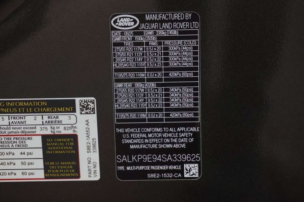 2025 LAND ROVER RANGE ROVER - Image 35