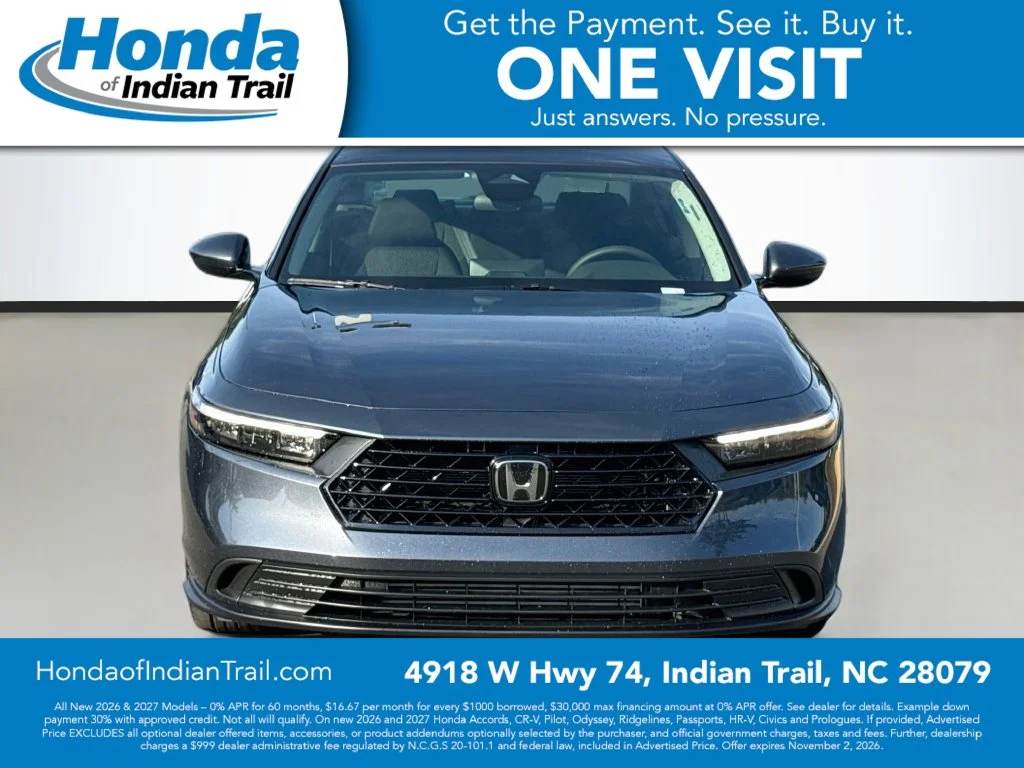 New 2026 Meteorite Gray Metallic Honda LX image 2