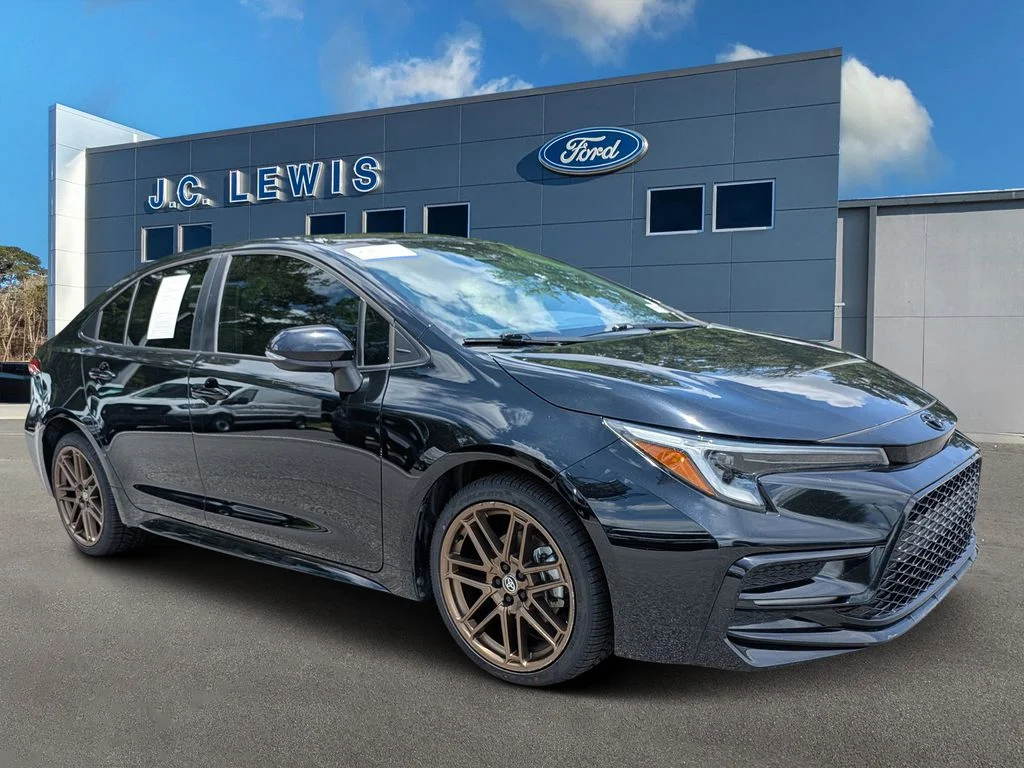 Certified Used 2024 Midnight Black Metallic Toyota SE Nightshade image 1