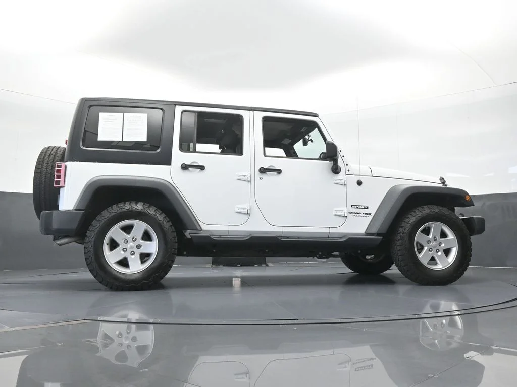 Used 2018 Bright White Clearcoat Jeep Unlimited Sport image 56
