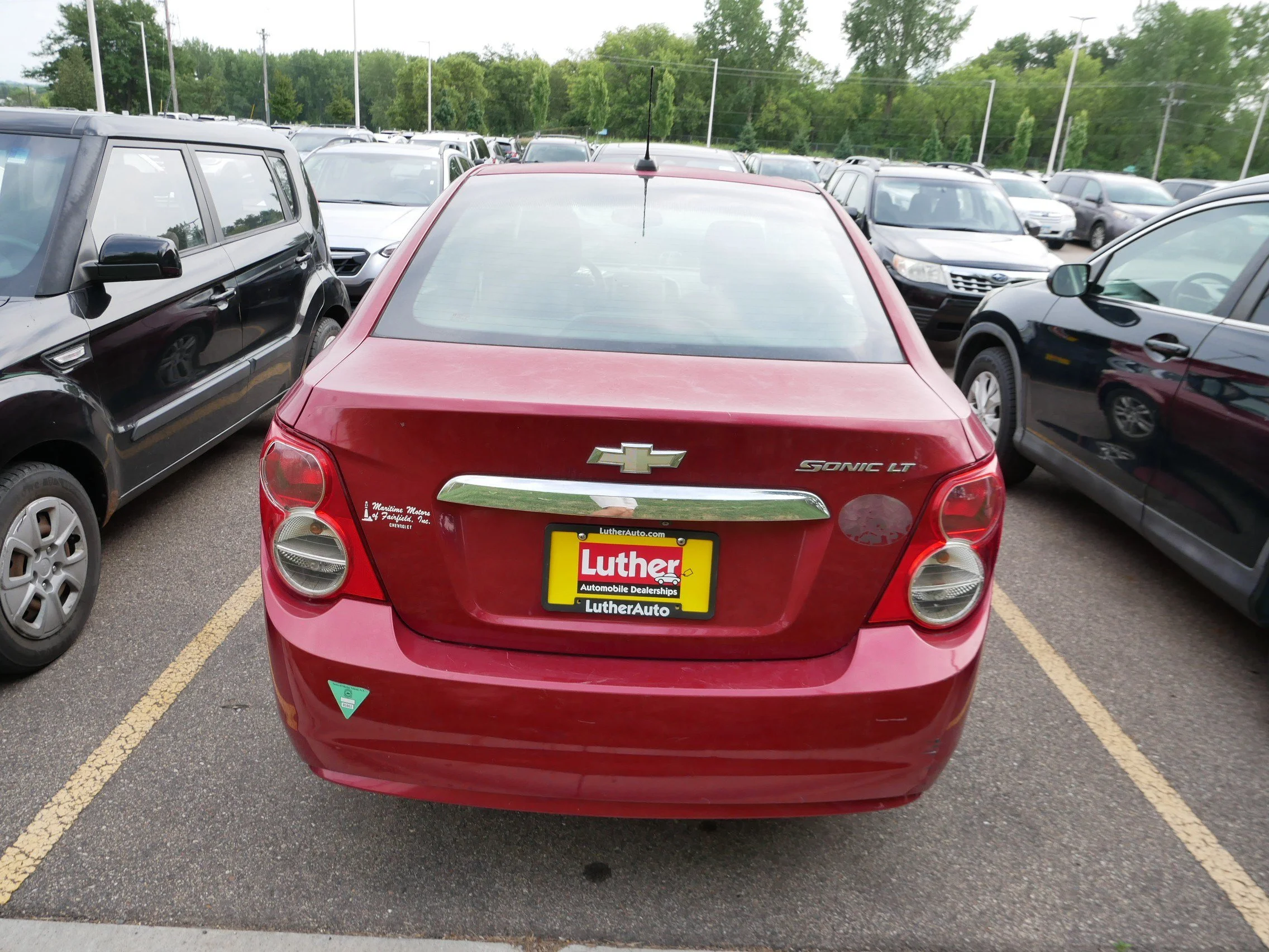 Used 2015 Crystal Red Tintcoat Chevrolet LT image 6